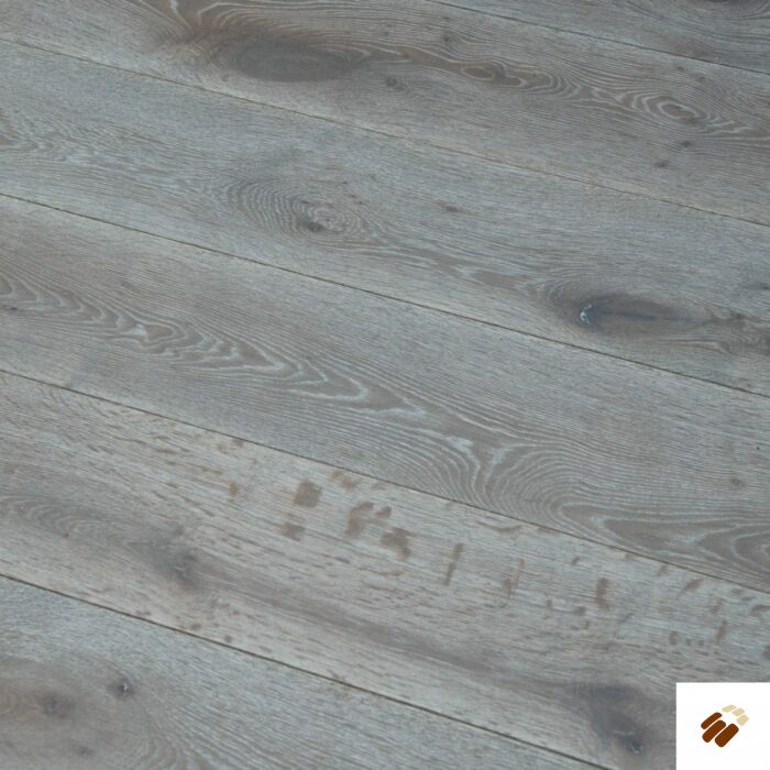 V4 Wood Flooring: Deco DC105 Silver Haze, Colour Stained & Hardwax Oiled (15/4 x 190mm)