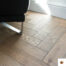 V4 Wood Flooring : Zigzag Herringbone ZB101 Frozen Umber Brushed & Colour Stained, Hardwax Oiled (15/4 x 90mm)