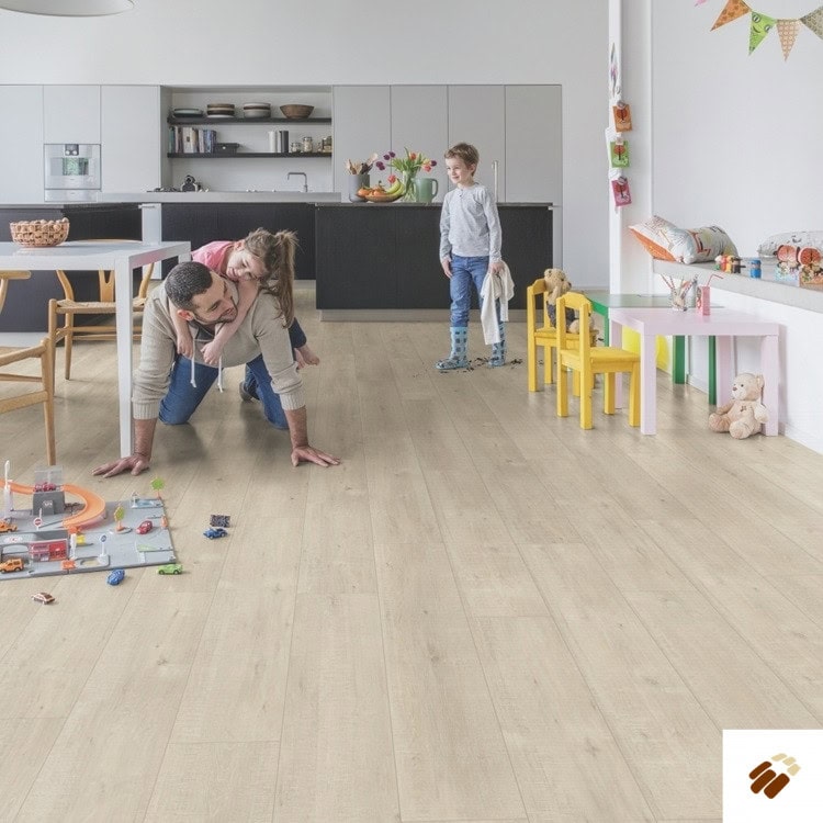 QUICK-STEP : IM1857 – Saw Cut Oak Beige (8 x 190 mm)