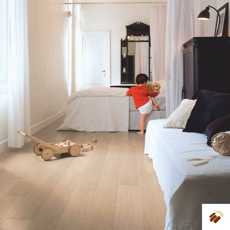 QUICK-STEP : IMU3105 – White Varnished Oak (12 x 190 mm)