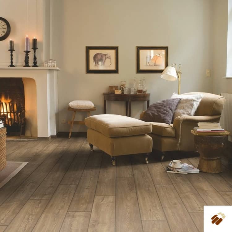 QUICK-STEP : IMU1850 – Scraped Oak Grey Brown (12 x 190 mm)