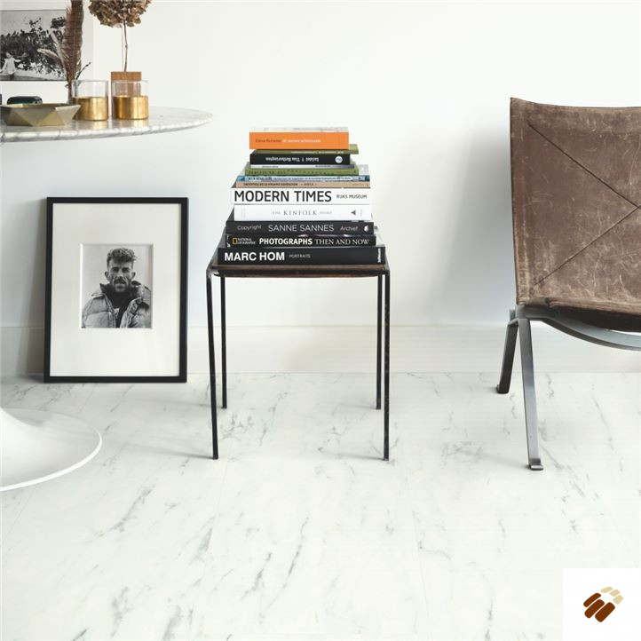 Quick Step: Vinyl Flex – Ambient Click | AMCL40136 Marble Carrara White