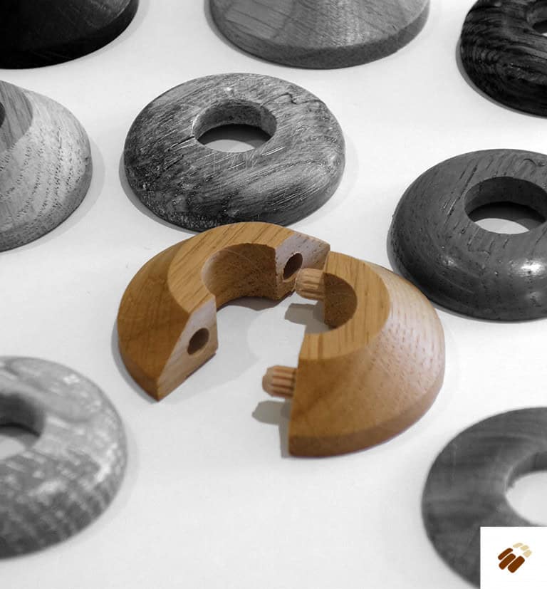 Hardwood Pipe Covers – Oak Lacquered