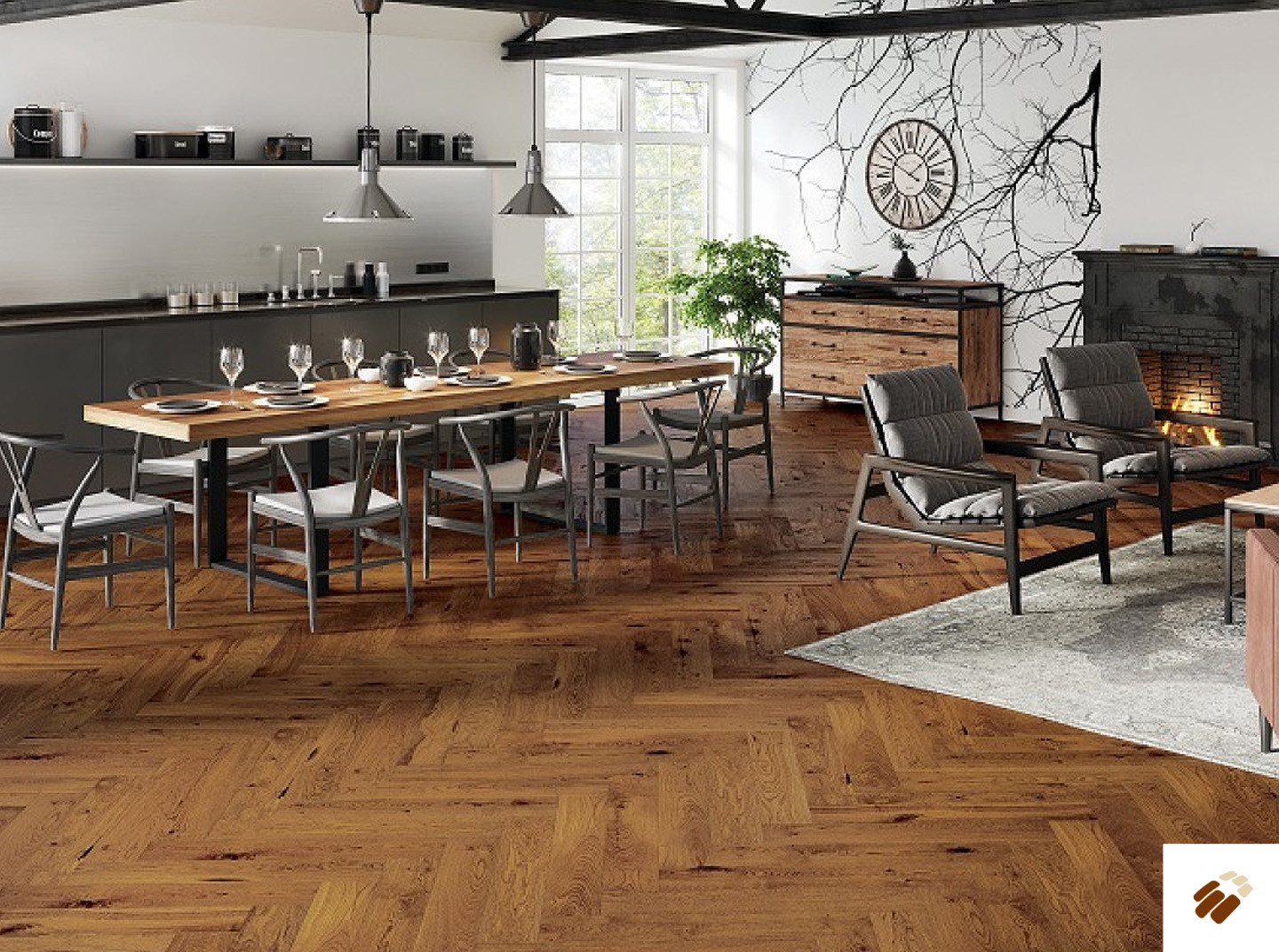 atkinson & kirby: par2005 dorchester oak brushed & matt lacquered (14/2.5 x 130mm)