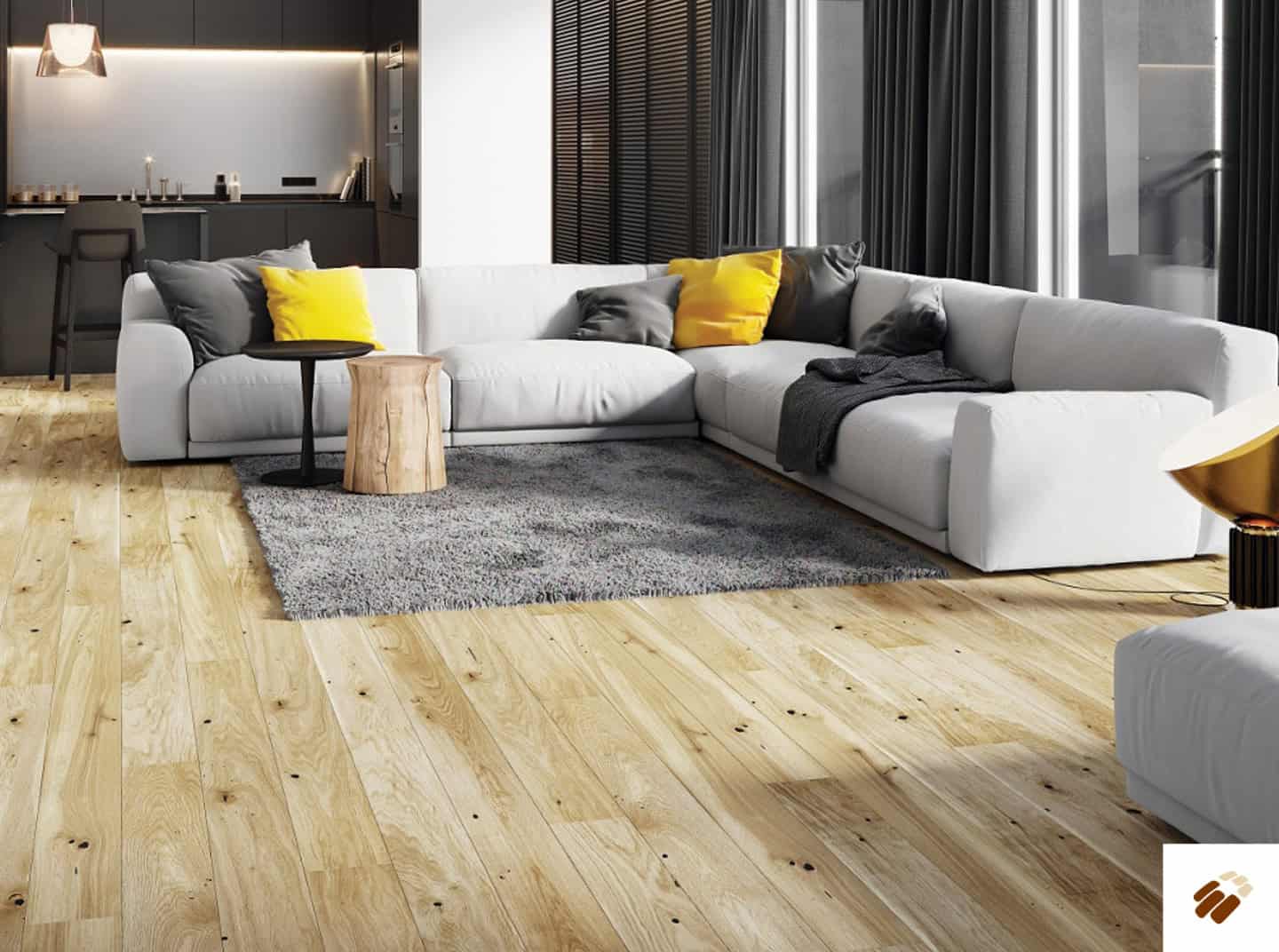 atkinson & kirby: con2006 holborn oak brushed & matt lacquered (14/2.5 x 180mm)