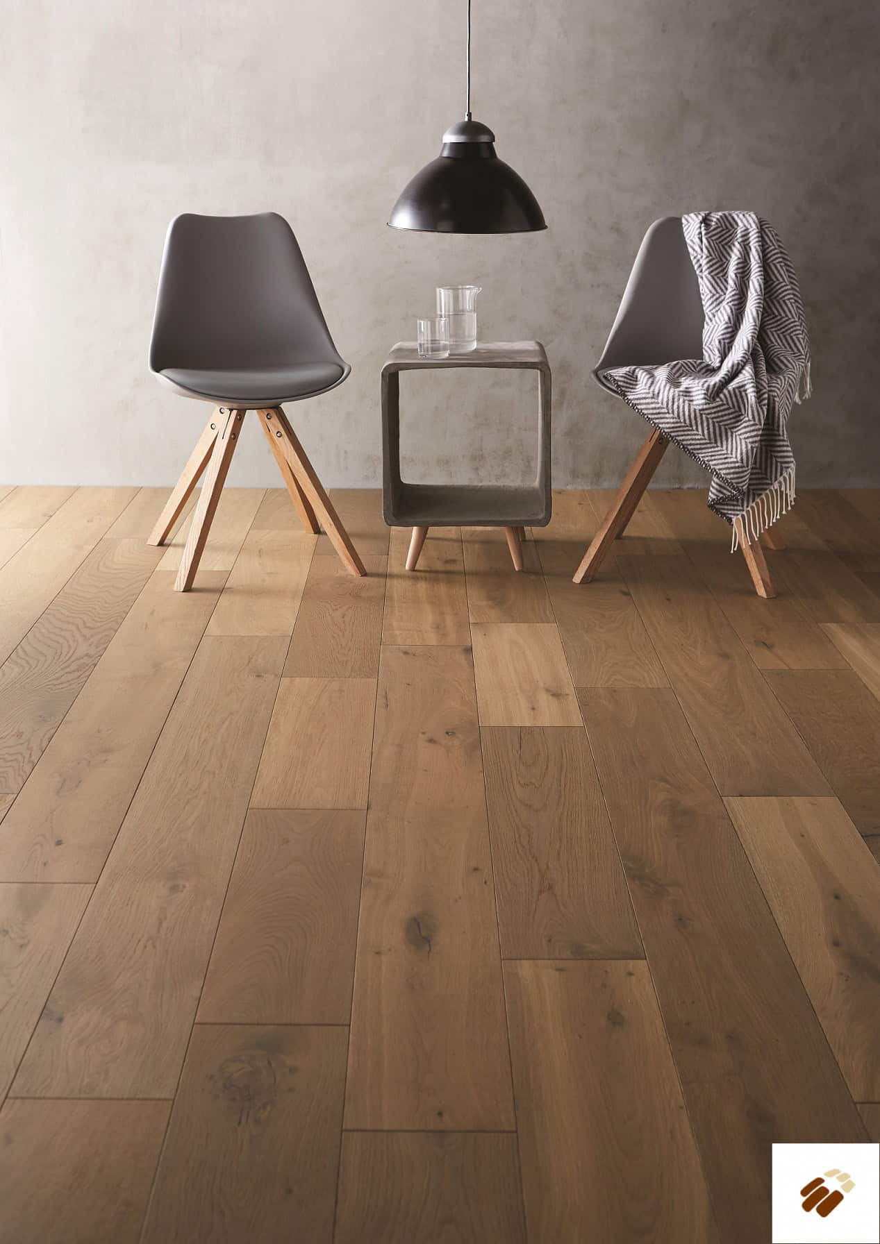 ATKINSON & KIRBY: CLA3008 Ness Smoked Oak Brushed & UV Oiled (20/6 x 190mm)