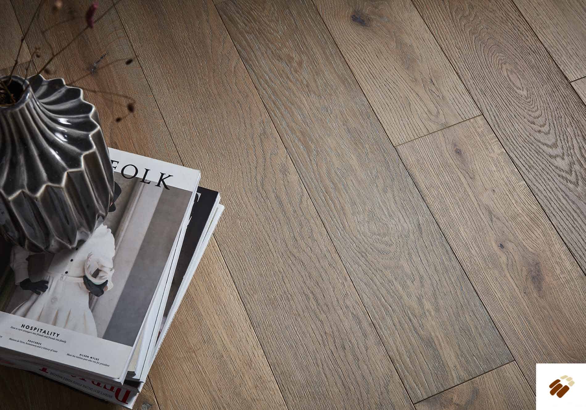 ATKINSON & KIRBY: CLA2010 Wyvis Smoked Oak Brushed & Hardwax Oiled (18/4 x 150mm)