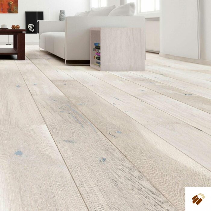 Free Sample – V4 Wood Flooring : Alpine Lock AL108 Lichen White Oak (14/3.2 x 207mm)