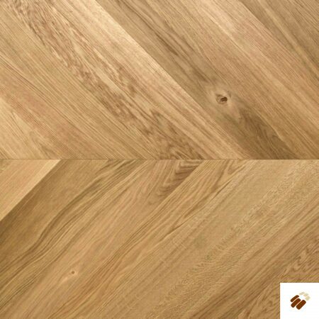 V4 Wood Flooring : Chevron CV101 Natural Oak Brushed & UV Oiled (9/3 x 90mm)