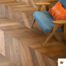 V4 Wood Flooring : Chevron CV106 Thermo Oak Brushed & Thermo Treated, Natural Oiled (10/4 x 90mm)