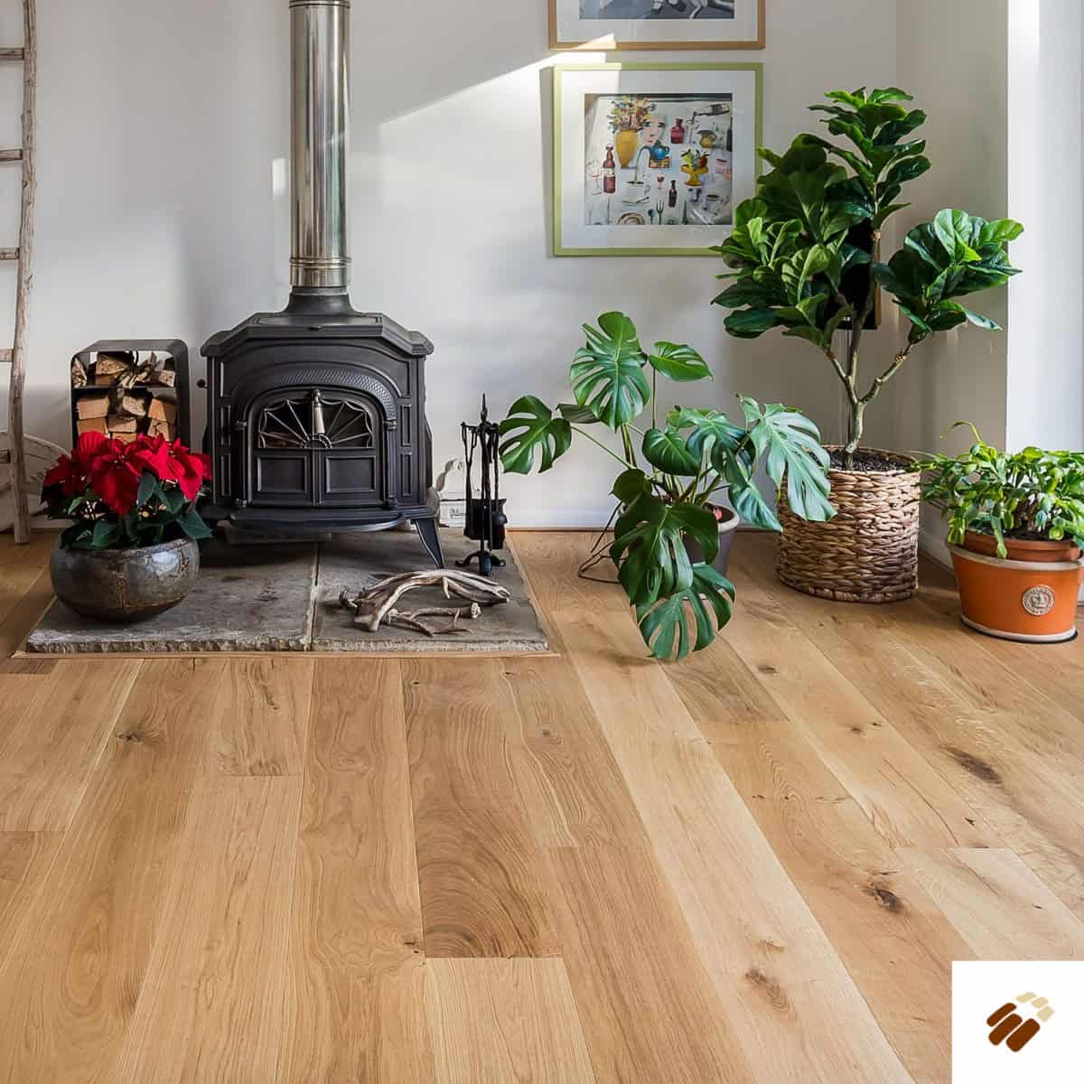 V4 Wood Flooring: Eiger EC103 Oak Brushed & Oiled (18/4 x 190mm)