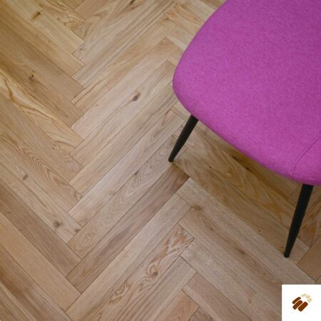 V4 Wood Flooring : Tundra TH107 Natural Oak Herringbone Brushed & UV Oiled (11/4 x 70mm)