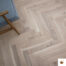 V4 Wood Flooring : Tundra TH109 Seashell Oak Herringbone Brushed & Colour Stained, UV Oiled (11/4 x 70mm)