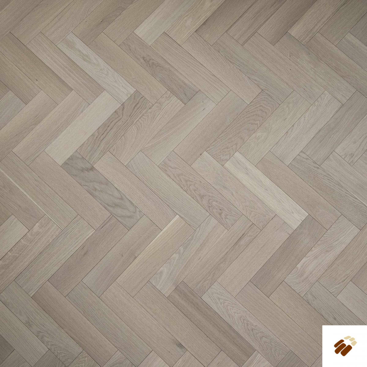 V4 Wood Flooring : Zigzag Herringbone ZB204 Shore Drift Oak, Brushed & Invisible Lacquered, Invisible Matt Lacquered (15/4 x 90mm)