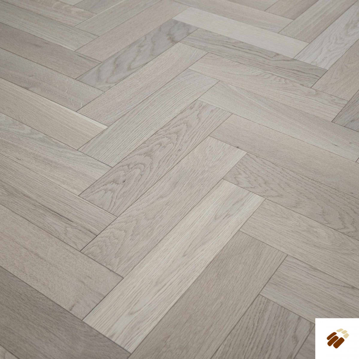 V4 Wood Flooring : Zigzag Herringbone ZB204 Shore Drift Oak, Brushed & Invisible Lacquered, Invisible Matt Lacquered (15/4 x 90mm)