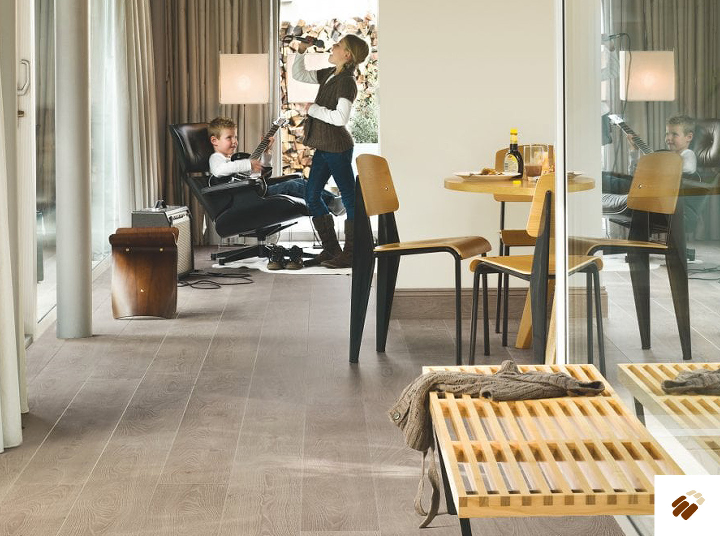 quick step : lpu3985 – white vintage oak