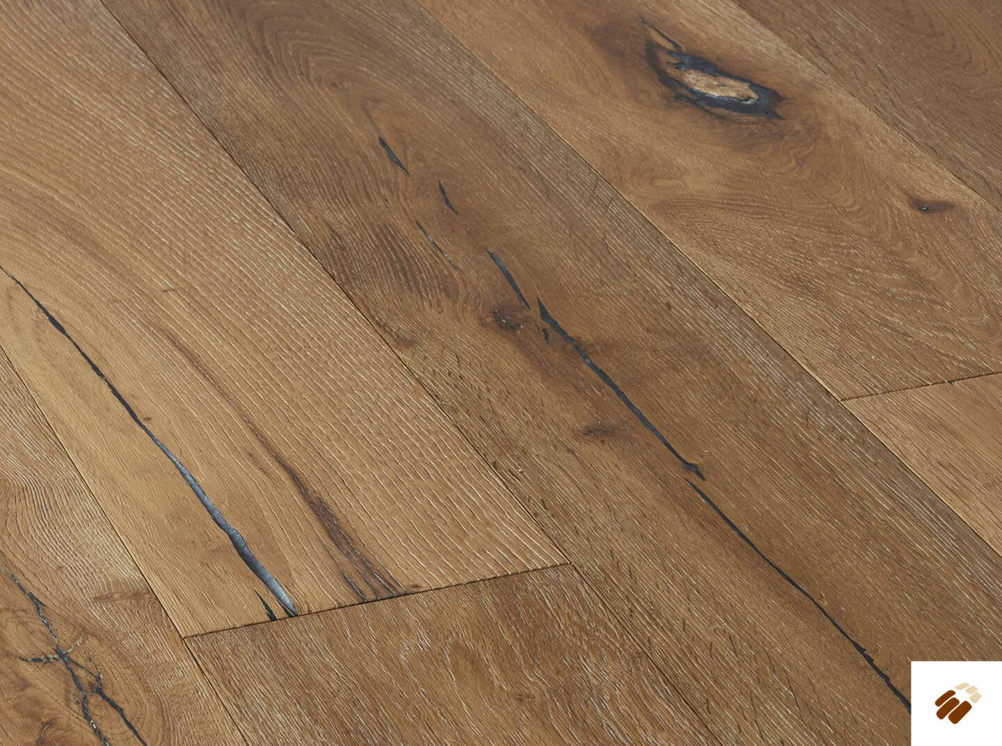 brooks floor: loch l1002 achray oak smoked / brushed / light white grain / sunken filler & oiled (14/3 x 190mm)