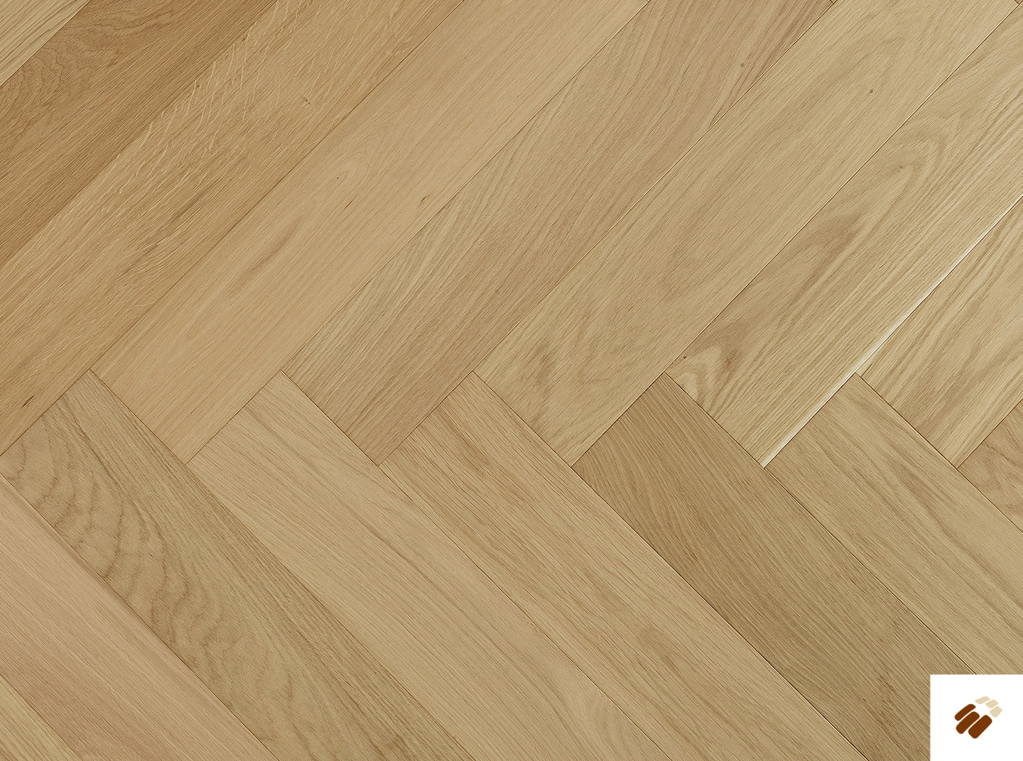 brooks floor: herringbone multi ply h1010a hatfield oak unfinished (15/4 x 120mm)