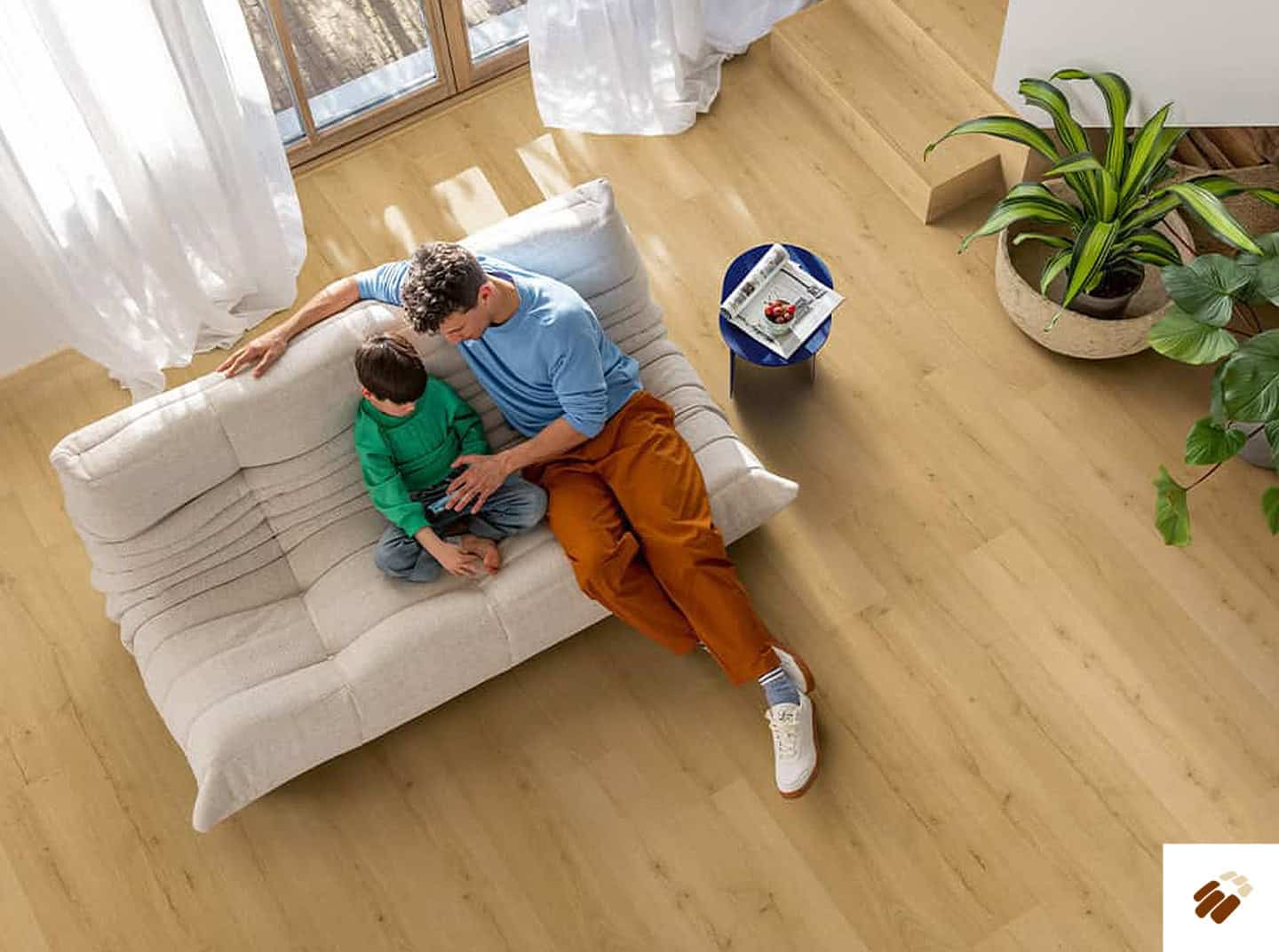 quick step: alpha lvt – bloom | avmpu40318 brushed oak honey