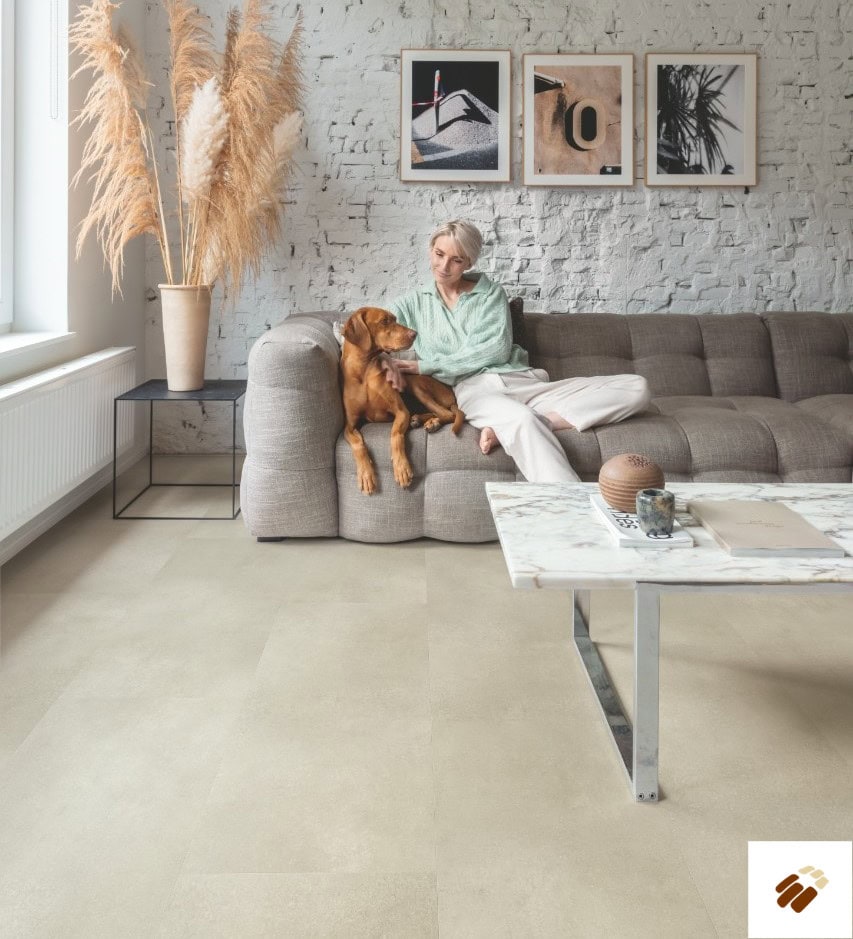 quick step: alpha lvt – illume | avmtu40274 sandstone concrete