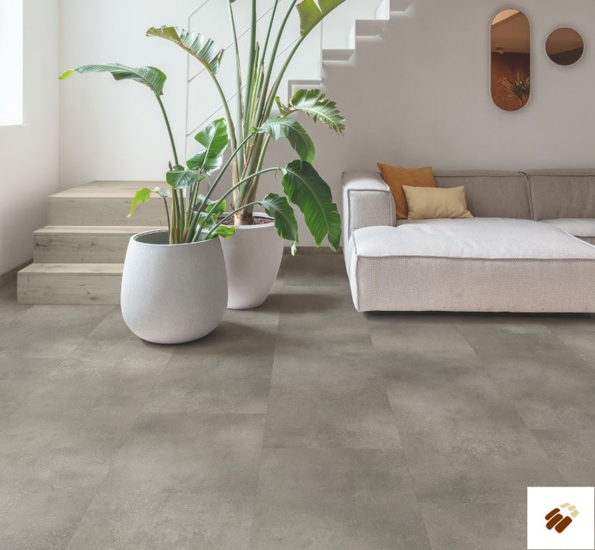 quick step: alpha lvt – illume | avmtu40273 cloudy concrete