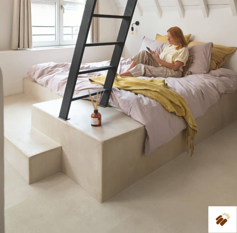 quick step: alpha lvt – illume | avmtu40274 sandstone concrete