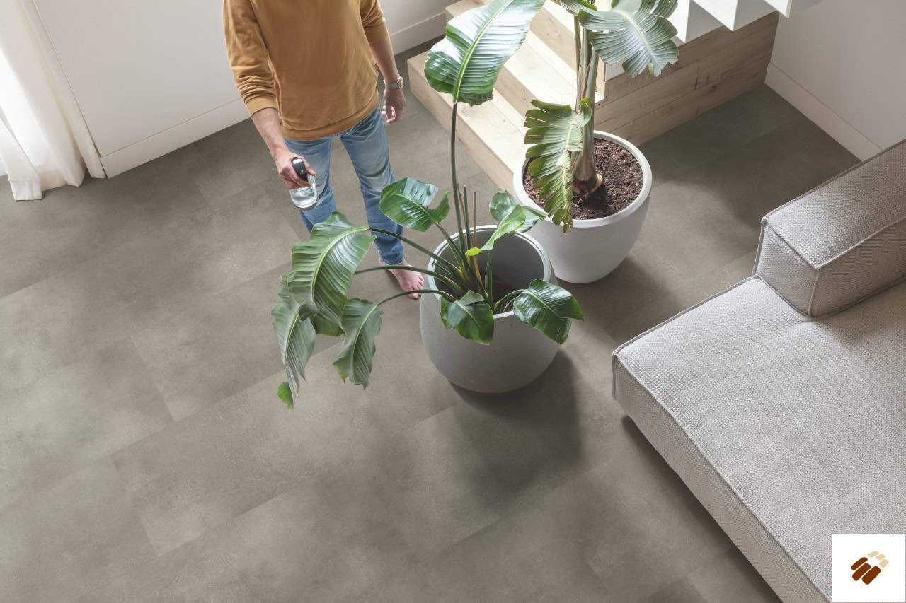 quick step: alpha lvt – illume | avmtu40273 cloudy concrete