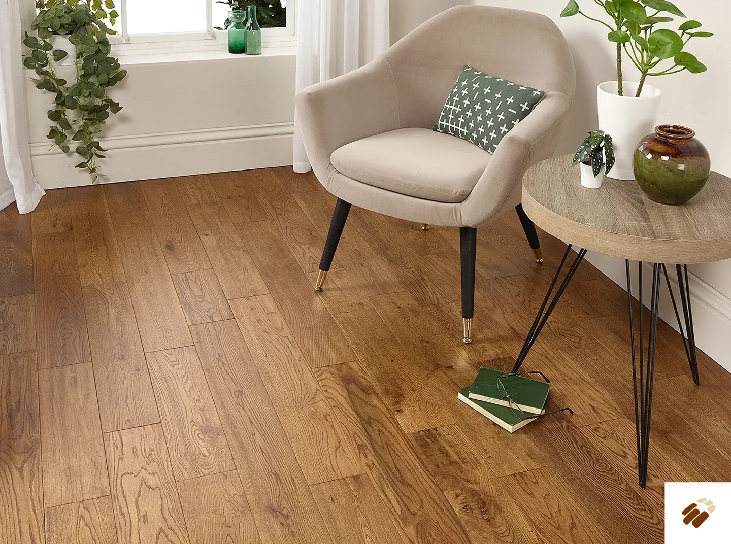 naturecraft: belgravia – 125 golden handscraped & uv lacquered (18 x 125mm)