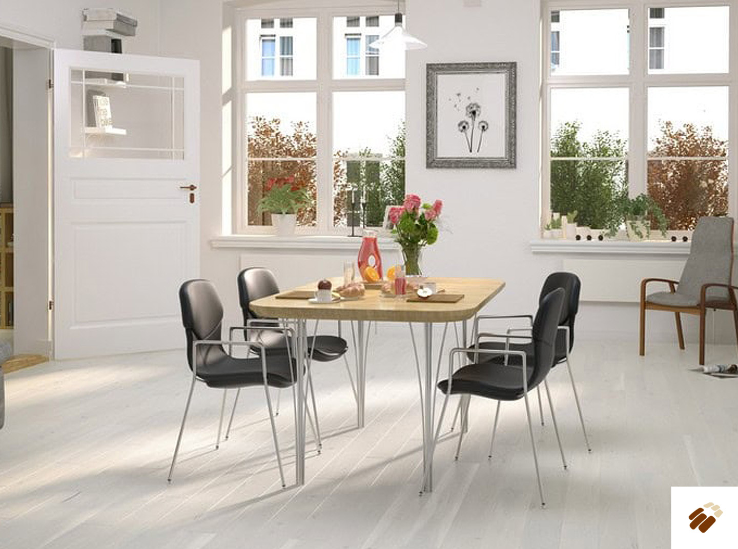 vision – vf420 artic oak brushed & matt lacquered (14 x 130mm)